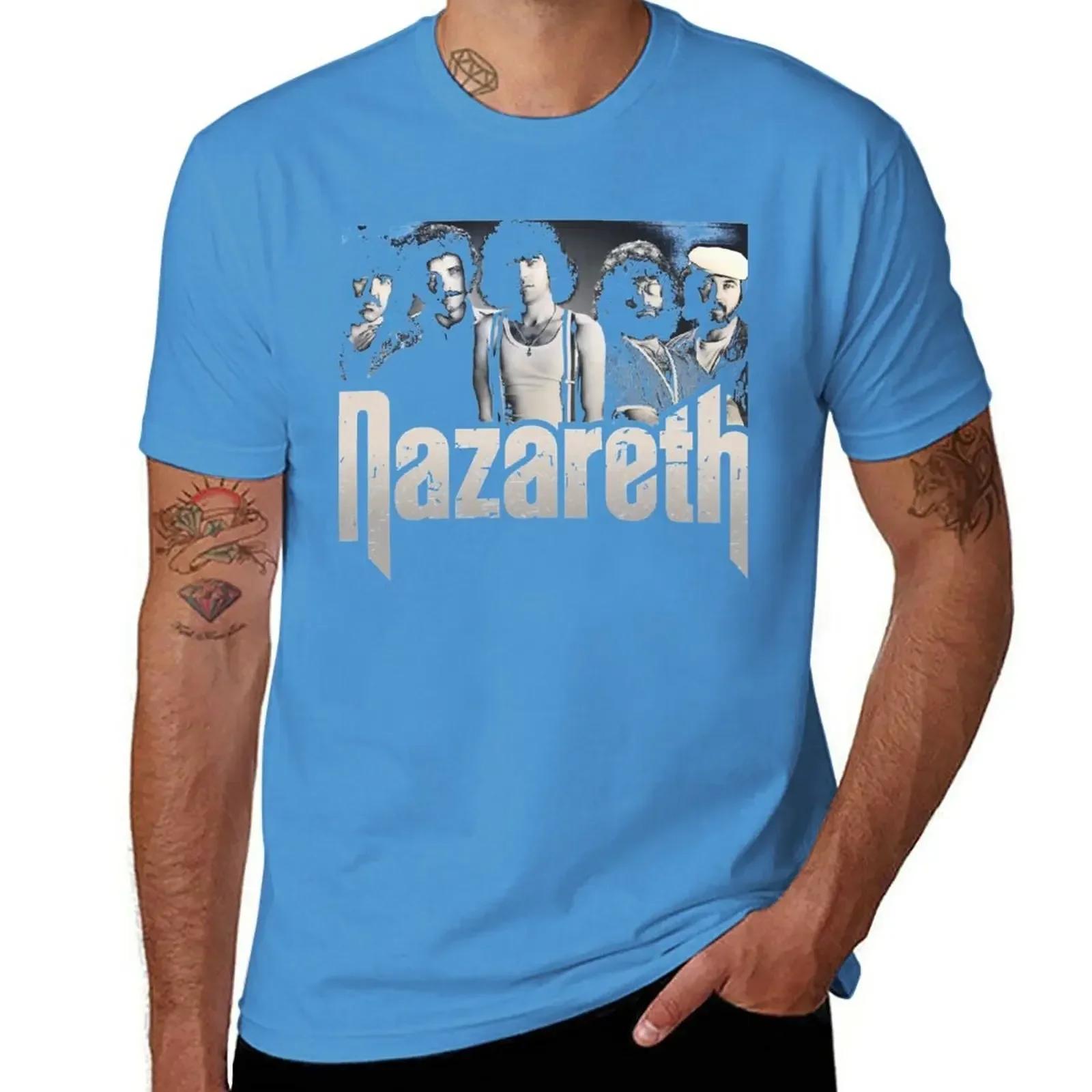 NAZARETH BAND TShirt plus size tops vintage clothes plain black t shirts men S