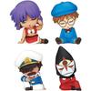 The Secret of Blue Water Set of 4 Gachapon Capsule Toy Shoulder-Slamming Fig. Nadia [Complete Types]