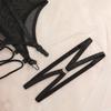 New 3 Pcs/set Sexy Underwear Mesh Perspective Sexy Gathering Cross Strap Hollow Out Lingerie