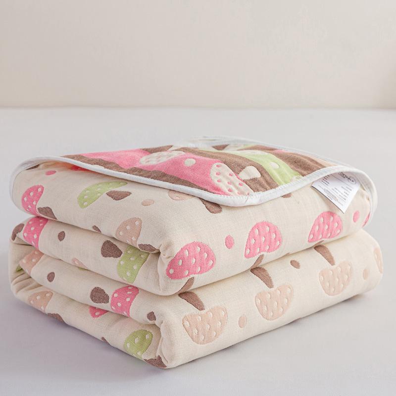 Premium A-grade Pure Cotton 6-Layer Gauze Comforter & Nap Blanket