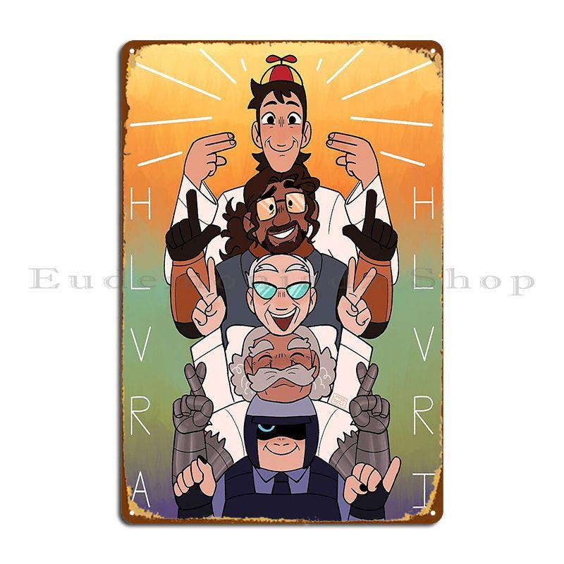 Hlvrai Metal Sign Club Club Custom Custom Decoration Tin Sign Poster 20X30CM