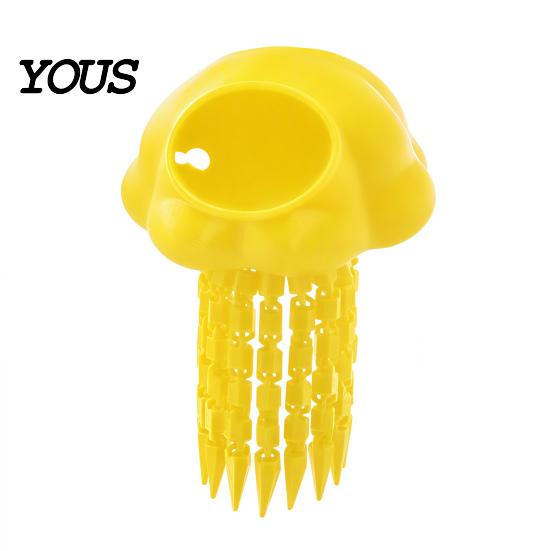 Floating Jellyfish Ornament Aquarium Hide, 3D Printed Fish Tank Reduce Aggression in Hideout, Decorative Shelter Cave for Pleco Shrimp Betta