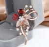 1Pc Brooch for Women Fashion Exquisite Rhinestone Geometry Brooches Pins Jewelry Accessories Gifts