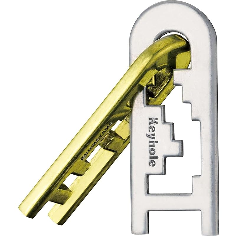 HANAYAMA Keyhole Puzzle (Huzzle) CAST KEYHOLE [Difficulty Level 4]