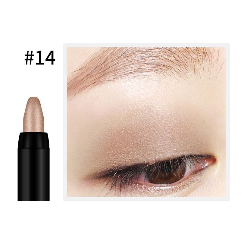 Vibrant Multicolor Eyeshadow Stick Long-Lasting Shimmery and Glittery Eye Makeup Easy-to-Apply Smudge-Proof and Waterproof Eye Shadow Pencil