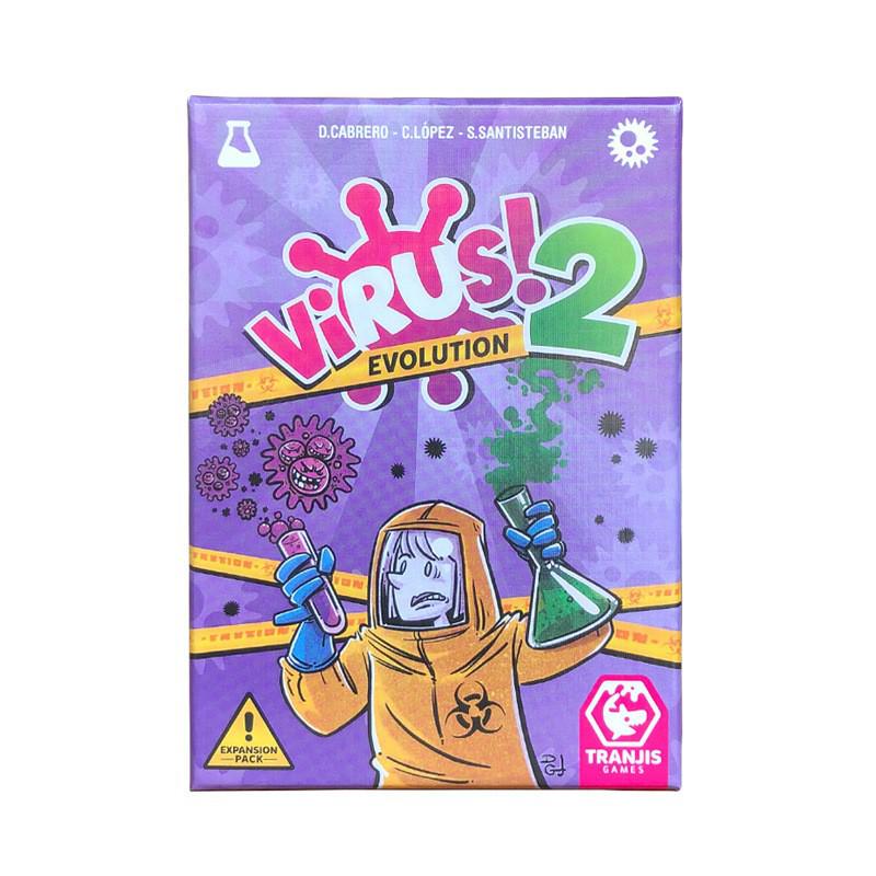English Virus Infection Card Game: Family & Kids Interactive Toy