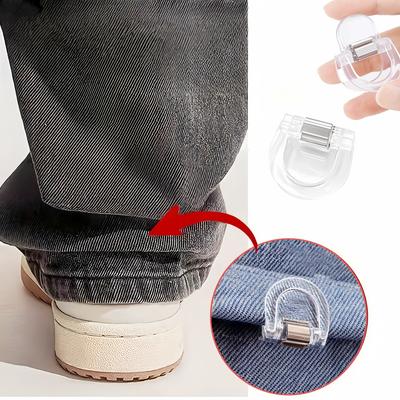 Invisible Seamless Hem Clip Adjustable Anti-slip Clip Suitable for Preventing Denim Wide-leg Pants From Dragging On The Ground