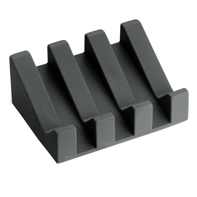Silicone Soap Box Drain Soap Rack Diversion Soap Tray Punch-free Soap Mat Bathroom Shelf