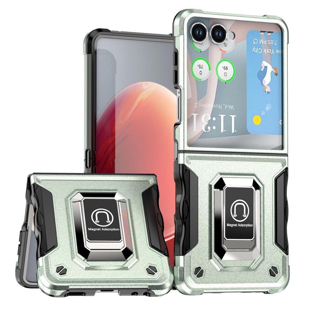 2-in-1 Composite Anti-drop Metal Ring Support Bracket Holder Case For Samsung Z Flip 7 Flip7 FE Galaxy Z Flip 6 5 4 Slim Cover