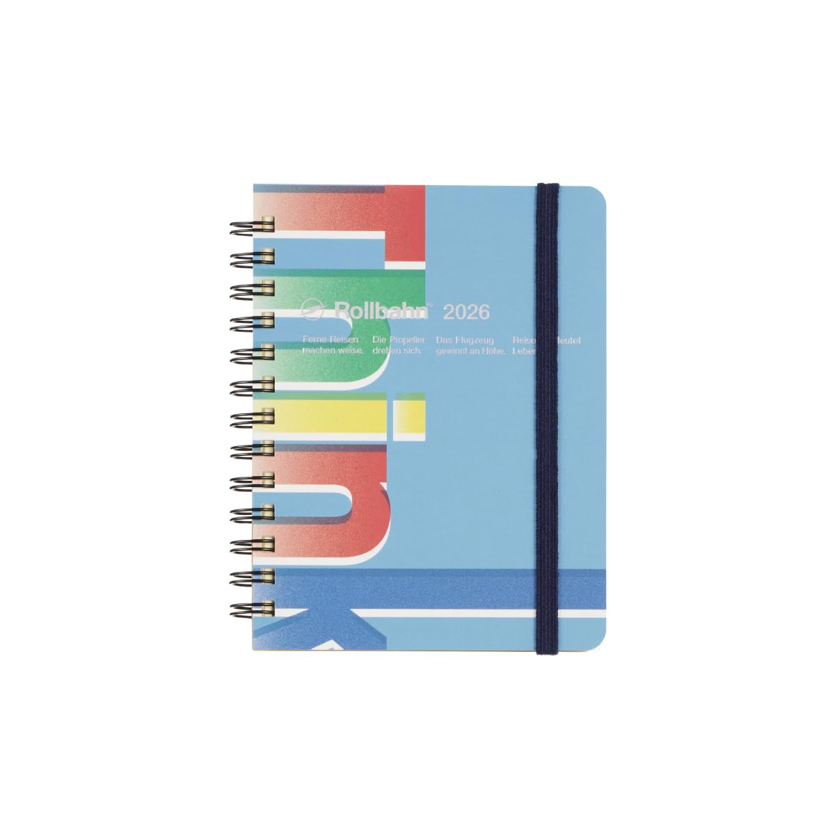 

[Delfonics Planner 2026 Edition / Starting October 2025] Rollbahn Word Diary M Monthly Planner (Blue)