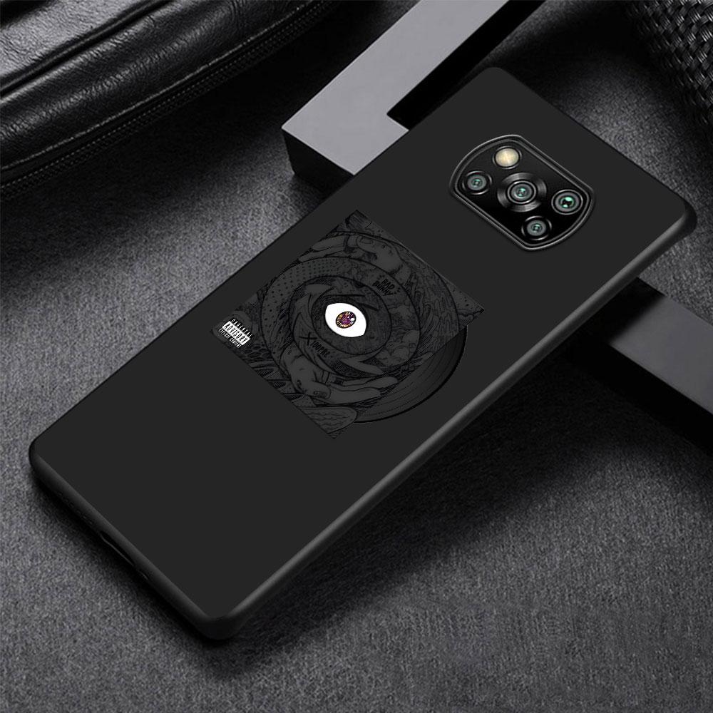 Pouzdro Bad Bunny X100pre pro Xiaomi Poco M5s X3 NFC F3 X5 M4 M3 Pro Černý Silikonový Měkký Kryt na Telefon Coque