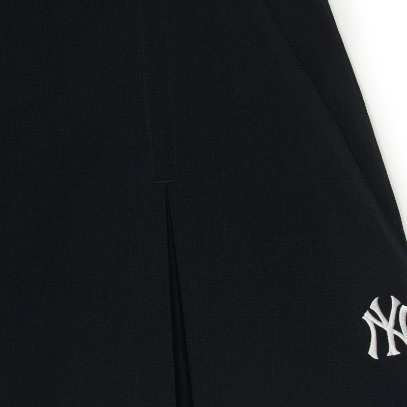 New MLB New York Yankees Varsity Casual Short Skirts Women's Black 3FSKV0153-50BKS
