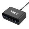 New Gallium Nitride 800W Multi-port PD Desktop Charger with AU Plug Adapter