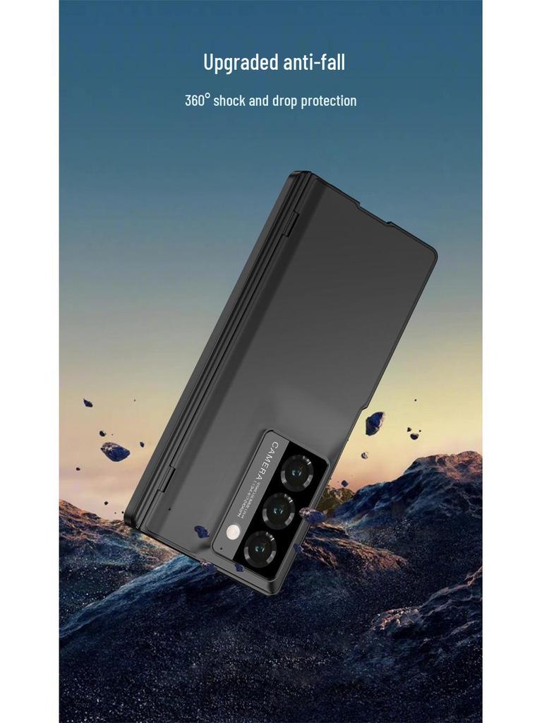 Husă pentru telefon Samsung Z Fold6: Protector de ecran pliabil cu închidere magnetică integrată și acoperire completă a camerei într-un stil minimalist