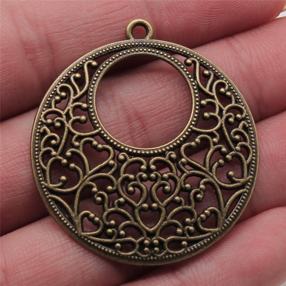 4pcs Earring Pendant For Earring Making Vintage Bohemia Earring Connector For DIY Jewelry Necklace Earrings Making Finding