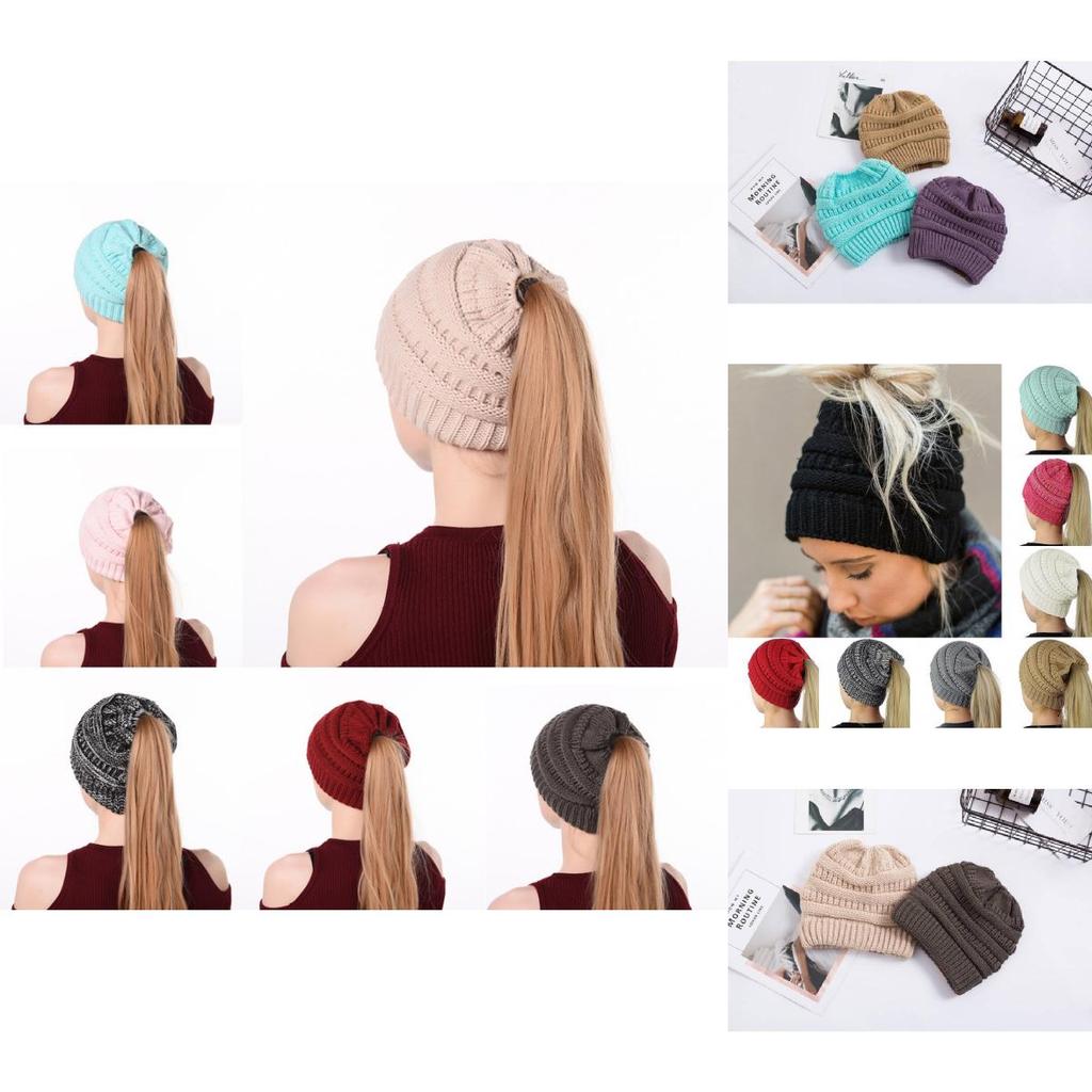 Stylish Women's Knit Beanie Hat For Winter Spring And Fall In Various Colors