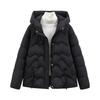 Women's Hooded Coat Ladies Winter Cotton Coat Thickened Warm Jacket