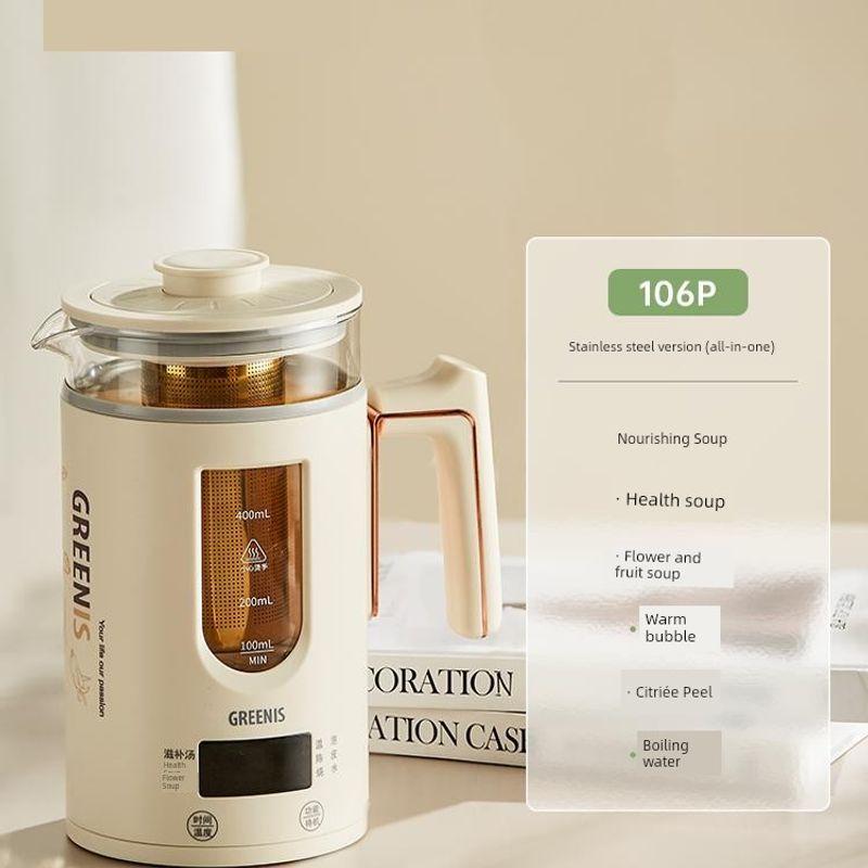 

Многофункциональный чайник для здоровья Greenis Grace из чистого титана One-Piece Gift Box(Stainless Steel)