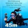 45m Depth Waterproof Protective Case For Cameras With Shockproof Design And High Clarity Glass Cover AntiScratch Shell