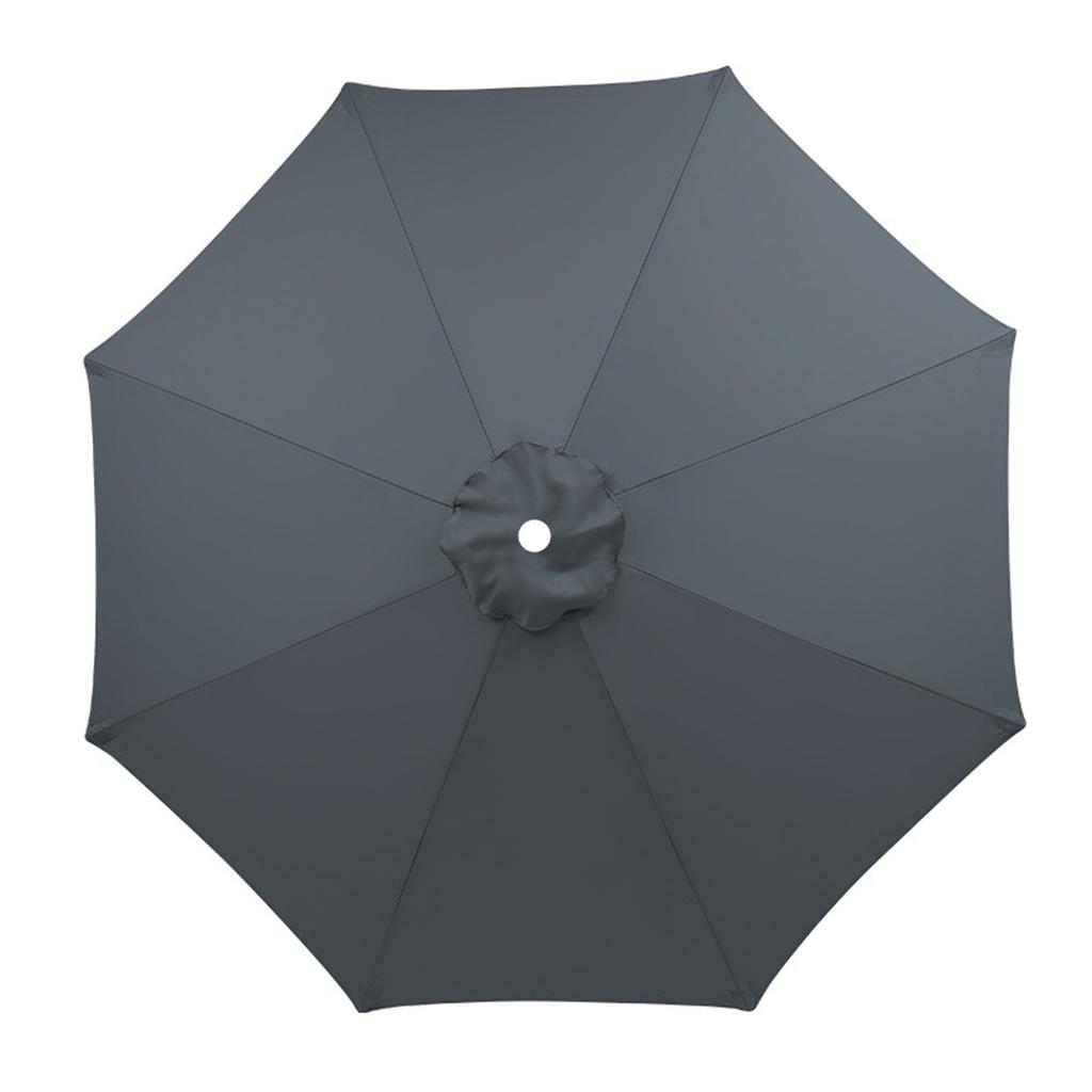 Large Outdoor Patio Umbrella with Durable Red Canopy, UV Protection, Wind Resistant, Easy Crank Lift, 8-Rib Frame for Garden, Deck, Poolside, Backyard
