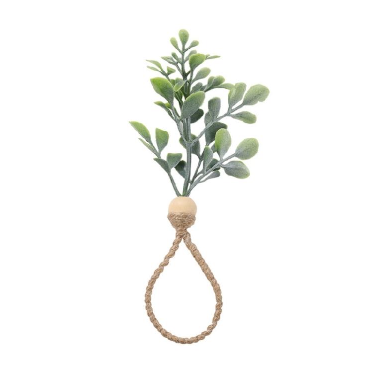 6Pcs Simple Napkin Holder Artificial Green Leaf Napkin Rings for Parties Dinner Wedding Banquets Table Decoration