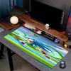 Sonic Theme Mouse Pad, Non Slip Rubber Base, Multifunctional Office & Home Decor, Perfect for Workspace Personalization.