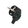 16A 250V French EU Plug: Detachable Right Angle Adapter for Korea & Germany