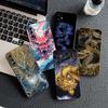 Black Dragon Cool Casing Phone Cover for Xiaomi Redmi Note 12 11 10 Pro 10A 10C 12C 14C A4 Note12 5G Soft Case