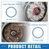 A ABSOPRO Car Hub Centric Ring OD 73.1mm ID 56.1mm