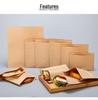 Oil-Proof Kraft Paper Food Bag for Pancakes, Roujiamo, Shaobing, and Barbecue Snacks