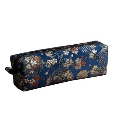 [TAITENG] Pencil Case, Pencil Bag, Pencil Case, Japanese Style, Crane Embroidery, Stationery, Pencil Case, Pouch, Pen Box, Pen Bag, Large Capacity,