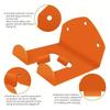 Space Saving Wall Hook For Push Lawn Mower Easy Installation Stable Weedeater Rack For Gardens Power Tool