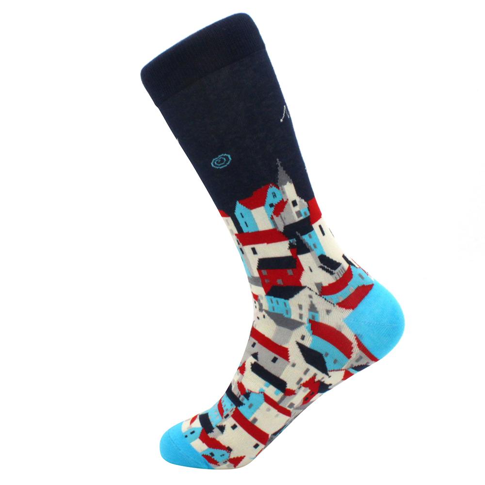 Fashion Funny Mens Socks Hip Hop Harajuku Kawaii Cartoon Cotton Socks Fruit Animal Beer Food Happy Casual Socks Gifts for Men