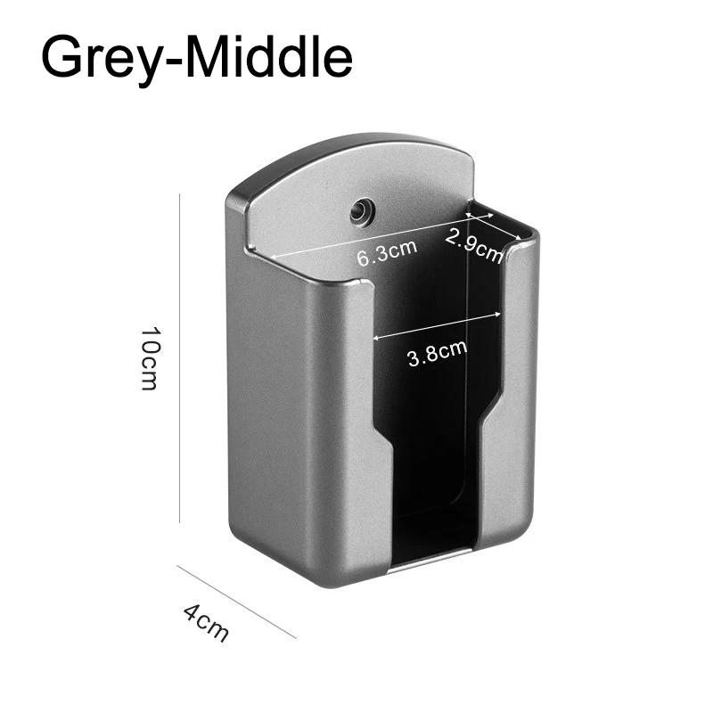 2KS Nástěnný úložný box Domácí obývací pokoj Klimatizace Dálkové ovládání Noční stolek Držák na telefon Organizér Box Police