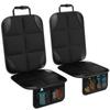 Thicken 600D Fabric Car Seat Protector | Non-Slip Backing, Mesh Pockets, Car Seat Cushion Mat
