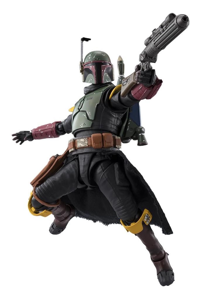 TAMASHII NATIONS Boba Fett The Book of Boba 155mm PVC ABS Fabric Painted Articulated Figure S.H.Figuarts -Classic Ver.- (STAR WARS Fett) Approx. & &