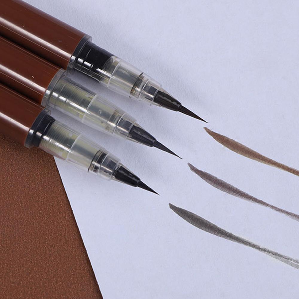 Crayon de tatouage de sourcils liquide, 3/1 MM, tête Ultra fine, étanche, résistant à la sueur, facile à colorer, maquillage cosmétique pour les yeux, 0.01 pièces