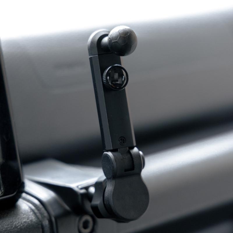 Universal Car Phone Holder Extender 17mm Ball Joint 360 5 Level Telescopic Aluminum Alloy Construction