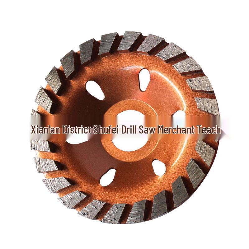 100mm Diamond Grinding Bowl Disc for Concrete, Marble, Cement Walls & Floors