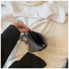 IELGY Rhinestone Mini Zongzi Triangle Hand Carry Oblique Cross Change Diamond Bag
