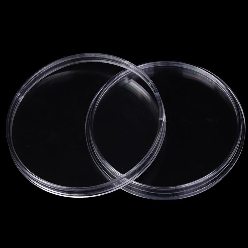 20Pcs 46Mm Plastic Coin Holder Capsule Storage Case Collection Display Container