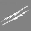 Waterproof PVC Lightning Pattern Car Body Sticker BMW Side Door Fender Vinyl Decal Auto Exterior Decor Accessories