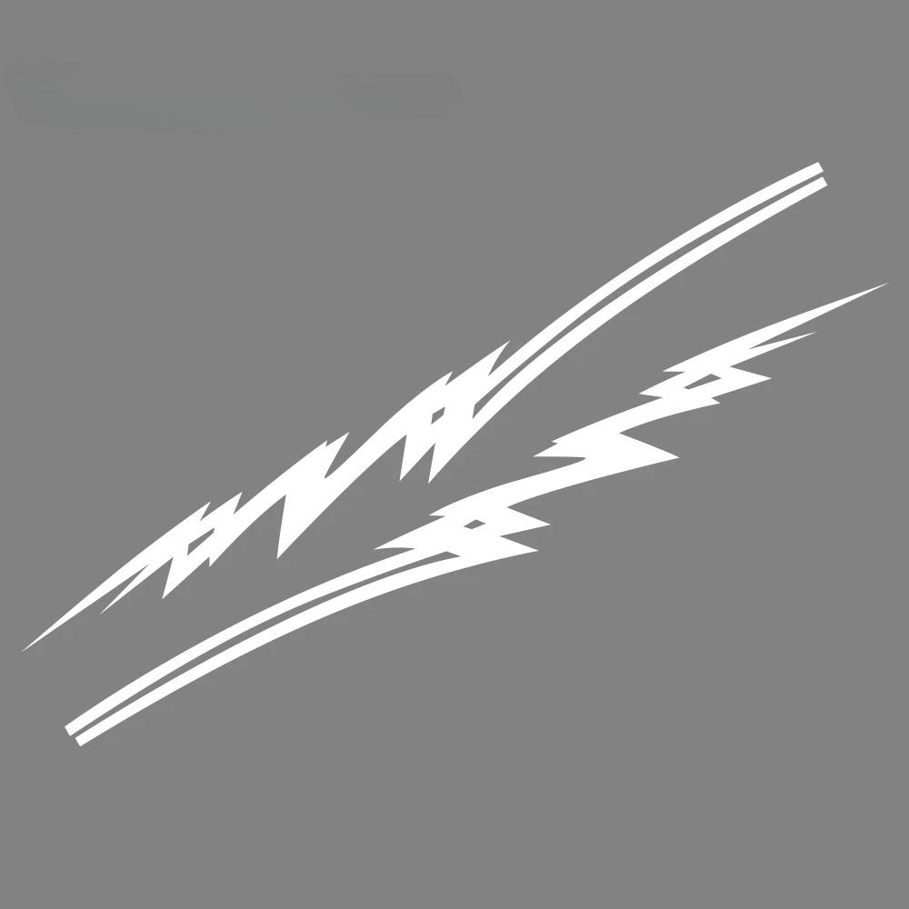 Waterproof PVC Lightning Pattern Car Body Sticker BMW Side Door Fender Vinyl Decal Auto Exterior Decor Accessories