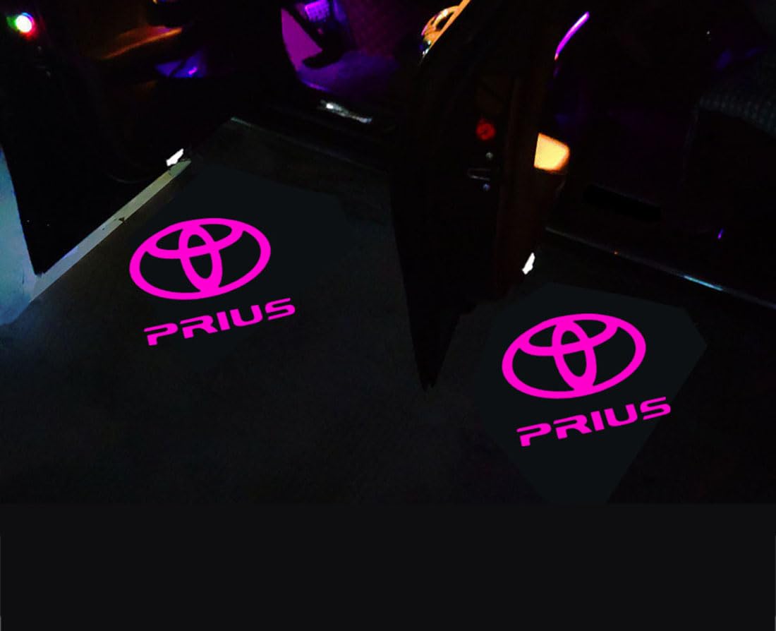 Yaoperfor Courtesy Light Door Welcome Light Courtesy Lamp LED Logo one size розовый