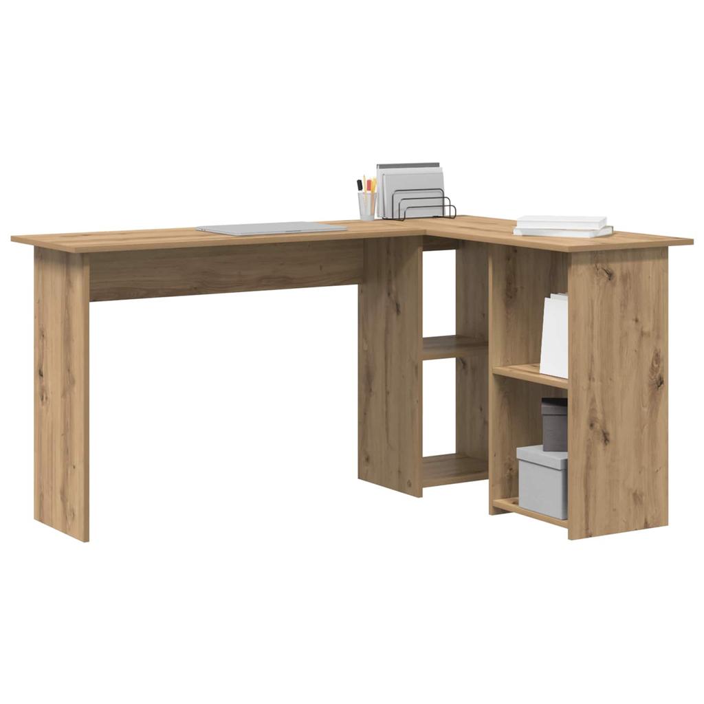 Artisan Oak Desk 142 x 102 x 73 cm Engineered Wood