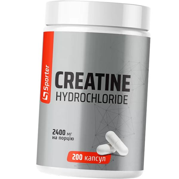 Креатин гидрохлорид, Creatine Hydrochloride, Sporter  200капс (31584002)