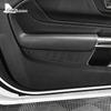 Real Soft Carbon Fiber Sticker For Ford Mustang GT Dark Horse EcoBoost 2025 2025 LHD RHD Car Door Armrest Panel Trim Accessories