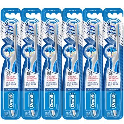 Oral-B Cross Action Ultra Small Head Toothbrush 6 Pieces, 1 Piece Korean Toothbrush, Dental Health