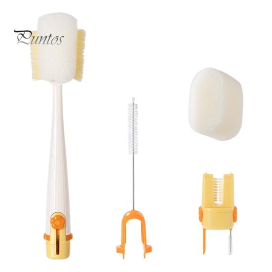 

Длинная ручка Щетка для чистки бутылочек с водой Детские бутылочки Чашки Вазы Прочная ручка Изогнутый дизайн Щетка для чистки белый