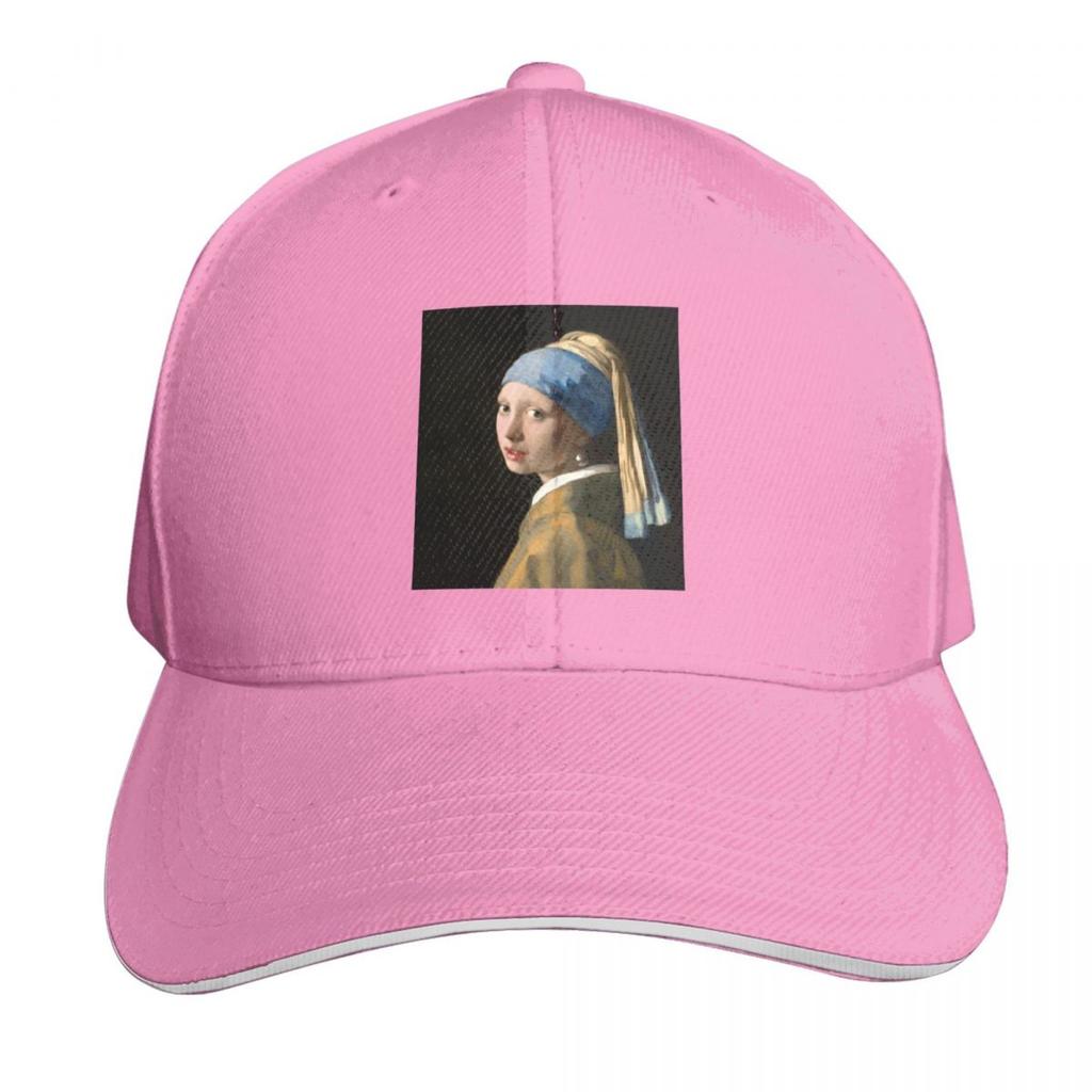 Vermeer Girl with the Pearl Earring Baseball Cap Hat Unisex Luxury Cute Thermal Visor Funny Hats Caps For Unisex Womens
